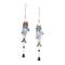 2.6ft. Multicolored Metal Coastal Windchime Set